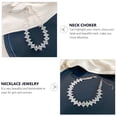 thumbnail image 4 of Mujer colgante colgante brillo gargantilla collar cadena cuello boda joyería de moda, 4 of 6