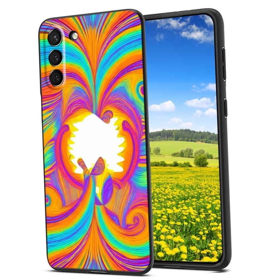 Compatible with Samsung Galaxy S21 Phone Case, Abstract-Psychedelia-Hippie-8 Case Silicone Protective for Teen Girl Boy Case for Samsung Galaxy S21