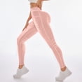 thumbnail image 6 of Celsior Compression Leggings for Women Tummy Shaping Pants Slim Move Cellulite Leggings Fitness Sport Pants Push Up Yoga Pants Breathable 3D Gym Leggings for Women No Curling Lift Pants Light Pink L, 6 of 7