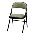 thumbnail image 2 of MECO Sudden Comfort Deluxe Zuni Fabric Padded Folding Chair, (Set of 4), 2 of 6