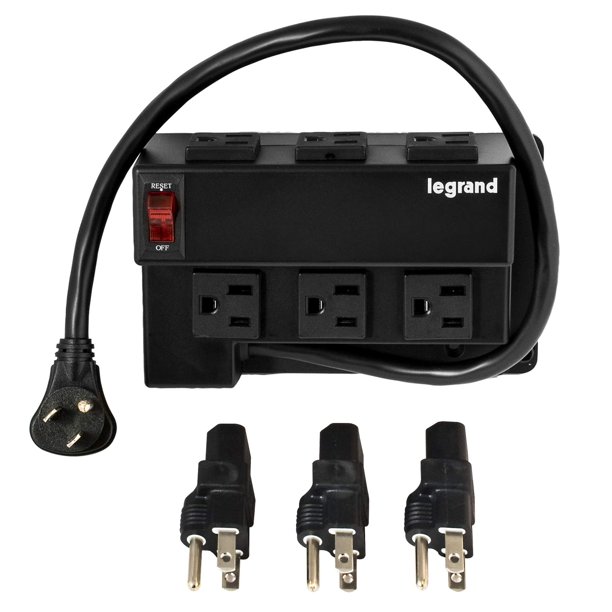 Legrand - Módulo de regleta de alimentación OnQ MgtEnclosure, ancho medio AC1031