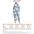 thumbnail image 4 of Pyjama une Pièce Floue, Élégant Doux Pyjama Chaud Combinaison pour la Maison, 4 of 5