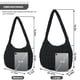 thumbnail image 2 of Bolsa acolchada UIXIZQ para mujer, acolchada, de nailon, color negro, 2 of 7