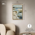 thumbnail image 5 of Eroding Shores Canvas Print Green Wall Decor by Art Remedy, Gold Frame, 20 x 30, 5 of 7