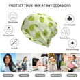 thumbnail image 5 of Honeii Avocado With Leaf And Flower Print Winter Beanie Daily Hat - Thermal Polar Fleece Ski Running Hat Skull Cap for Men and Women,Beanie, 5 of 8