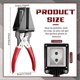 thumbnail image 4 of Handheld Passport Photo Cutting Machine Photo ID Die Cutting Machine Hole Punch Suitable for Office(1.4 Inch X 1.8 Inch), 4 of 5