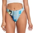 thumbnail image 1 of Fotbe French Bulldog Dog in a Bathtub Tanga Sin Costuras para Mujer con Estampado – Panties Invisibles, Transpirables y Cómodos para Uso Diario-X-Large, 1 of 6