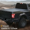 thumbnail image 4 of Stehlen 642167822349 Low Profile Hard Aluminum Tri-Fold Tonneau Cover - Matte Black For Ford F250 F350 F450 Superduty 2017-2022 6.75 Ft ( 81" ) Bed, 4 of 8