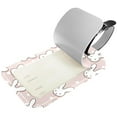 thumbnail image 2 of Square 2Pack PU Leather Rabbit and Polka Dots Cruise Luggage Tag with Privacy Cover and Name ID Tag for Travel Handbags Backpacks Luggage Tags, 2 of 6