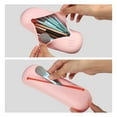 thumbnail image 5 of Unique Bargains 1Pc Travel Makeup Bag Makeup Organizer Bag Silicone Portable Pink, 5 of 7