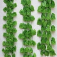 thumbnail image 2 of ORDDIART 12Pcs Artificial Vine Decor Vines Garland No Smell Green 230x13cm For Wedding Bouquet, 2 of 8