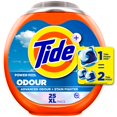 thumbnail image 1 of Tide Odour + Oxi Laundry Detergent Pacs, Original Scent, Advanced Odour + Stain Fighter, 25 Count, 1 of 19