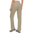 thumbnail image 3 of Little Donkey Andy Pantalon Cargo Léger à Séchage Rapide pour Femmes, Randonnée, UPF 50+, Extensible, Décontracté, Khaki TTG, 3 of 5