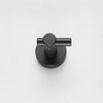 thumbnail image 3 of Tcbosik 2 Pack Wall Hanging Coat Hooks, Matte Black Hook with Screws, Round Base Robe Hook for Single Hanging Coats Towel Backpack Hat Cubicle Classroom Kitchen Bath, 3 of 5