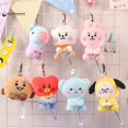 thumbnail image 3 of 【Entrega 24 horas】Kpop bts bt21 12cm cartoon soft toy chimmy cookie koya mang rj shake tata soft toy bt21 doll breloczek prezent, 3 of 4