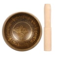 thumbnail image 2 of Singing bowl,Copper Chime Sound Therapy Copper Chakra Relaxation Wooden R Chakra Tibetan Tibet Ritual Chime Sound With Huiop Sound With Wooden Tibet Ritual Zdhf Simbae, 2 of 7