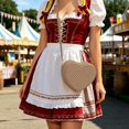 thumbnail image 7 of CSStudio Elegant Shoulder Bag Heart Shape PU Leather Small Handbag with Crossbody Strap, 7 of 7