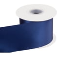 thumbnail image 2 of GFDYREE 3" Inch Double Faced Satin Ribbon Navy Solid Polyester Craft Ribbon - 25 Yards Perfect for Gift Wrapping, Crafts, Wreath, Wedding Party Ceremony Decoration, Floral Arrangement, Sewin, 2 of 7