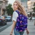 thumbnail image 4 of Psesaysky Galaxy Jellyfish Printing Galaxy Backpack for Kids Back to School,One Size, 4 of 7