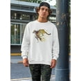 thumbnail image 2 of Cheetah Watercolor Design . Sweatshirt Men -Image by Shutterstock, Male 4X-Large, 2 of 4