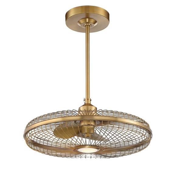 Wetherby LED Fandelier in Warm Brass