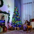 thumbnail image 4 of Costway Arbre de Noël Pré-Éclairé 6 Pieds avec Télécommande et 9 Modes d'Éclairage, 4 of 10