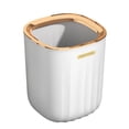 thumbnail image 2 of Clearance! Fanshiluo Trash Can-Desktop Trash Can Desktop Plastic Waste Bin For Home Office Kitchen Vanity Tabletop Green Gold Light Luxury, 2 of 8