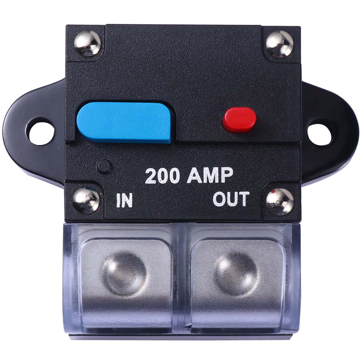 200 Amp 12 Volt Manual Resettable Circuit Breaker Car Audio and Marine CB-200A 