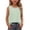 Green, variant on Girls Cotton Gingham Sleeveless Tank Top, Crew Neck Casual Plaid Singlet, Breathable Summer Top for Kids