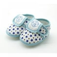 thumbnail image 4 of Baby Boys Girls Star Non-Skid Indoor Slipper Toddler Soft Sole First Walkers Infant Cartoon Slippers Crib Shoes 3-12 Months, 4 of 7