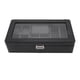 thumbnail image 2 of Caja de reloj de cuero de PU, vitrina de reloj con cerradura, caja de reloj con cerradura, caja de almacenamiento de reloj, máxima comodidad, 2 of 9