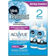 4 Pack - Blink Revitalens Multi-Purpose Disinfecting Solution 2 Pack Each 10 oz