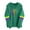#138 Green, variant on Felirenzacia Unisex Mardi Gras Hoodie, Carnival Hooded Pullover Tops for Women and Men, Long Sleeve with Stripes, S-2XL