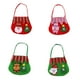 thumbnail image 3 of Kearding Bolso de mano con patrón de Papá Noel, bolsa de regalo, bolsa elástica ligera para dulces, bolsillo, adornos navideños para niños Kits de decoración para fiestas Llevar Kearding HA069620-04, 3 of 6