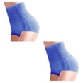 thumbnail image 2 of Sonducket Bragas de mujer, Color sólido, cintura alta, transpirable, reemplazo, Flexible, después del parto, calzoncillos, lencería, Azul oscuro 2piezas, 2 of 6