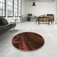 thumbnail image 3 of Ahgly Company Indoor Rectangle Patterned Blood Night Red Area Rugs, 6' x 9', 3 of 6