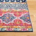 thumbnail image 3 of SAFAVIEH Madison Emmet Traditional Area Rug, Navy/Ivory, 5'3" x 7'6", 3 of 7