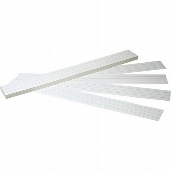 Pacon Sentence Strips, 3"""" x 24"""", White Tagboard, Pack Of 100