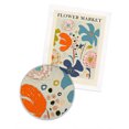 thumbnail image 3 of Billuyoard Paquete de 3 cuadros colgantes sin marco con estampado de flores, Material de lona, ​​póster Multicolor de color rápido para sala de estar, Decoración del hogar Billuyoard HA011817-00, 3 of 6