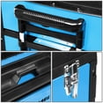 thumbnail image 2 of DNA Motoring TOOLS-00224 19.5" W X 28.5" H X 12" D 3-Tier Stackable Extendable Handle Trolley Tool Box Blue, 2 of 7
