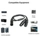 thumbnail image 4 of Sidaley Conector de altavoz amplificador de Cable de 3 pines a Dual, adaptador de componente eléctrico electrónico, accesorios de pieza Cables de audio/vídeo, 4 of 6