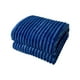 thumbnail image 3 of Xihbxyly Manta de Franela Suave y Acogedora, Cálida y Ligera, de Microfibra, con Diseño a Rayas para Sofá Cama, Comodidad Durante Todo El Año, Regalo Perfecto para La Familia, Disponible En Varios Co, 3 of 7