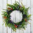 thumbnail image 5 of Spring Summer Wreath Decoration, Flower Wreath, 40cm Diameter, for Home Indoor Outdoor, Easy to Hang, 5 of 8