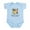 Sky Blue, variant on CafePress - Artist Mom Infant Bodysuit - Baby Light Bodysuit, Size Newborn - 24 Months