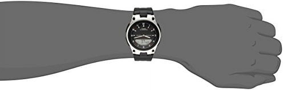 Casio Men's Ana-Digi Databank 10-Year Battery Watch, Black Resin Strap