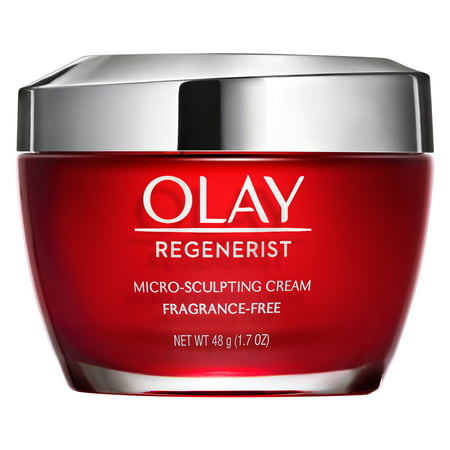 Olay Regenerist Micro-Sculpting Cream Face Moisturizer, Fragrance-Free 1.7 (Best Tinted Moisturiser For Dry Skin)