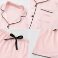 thumbnail image 3 of Conjunto de pijama de seda de gran tamaño para mujer, ropa de casa informal sexy de verano, fina, 3 of 5