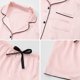 thumbnail image 2 of Conjunto de pijama de seda de gran tamaño para mujer, ropa de casa informal sexy de verano, fina, 2 of 6