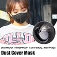 thumbnail image 2 of 1/2/3/4/5 Pcs Reusable Sponge Face Mask Dust-proof Haze Breathing Valve Masks Protection 3D Ear Hanging Windproof, 2 of 12