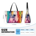 thumbnail image 4 of Easygdp Watercolor White Horse Bolsa de Viaje de Playa de Gran Capacidad, Bolsa Tote Perfecta para la Playa, Escapadas de Fin de Semana y Viajes, 4 of 7